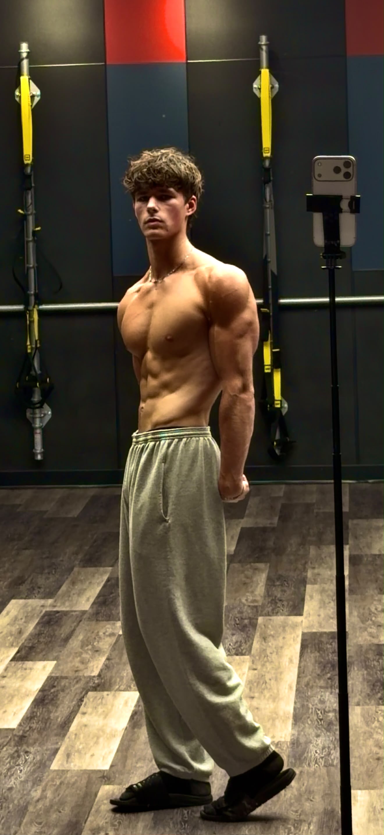 Tyler showing his progress